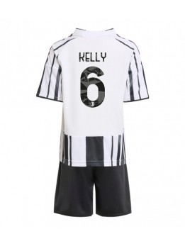 Juventus Lloyd Kelly #6 Dječji Domaci Dres kompleti 2025-26 Kratak Rukavima (+ kratke hlače)